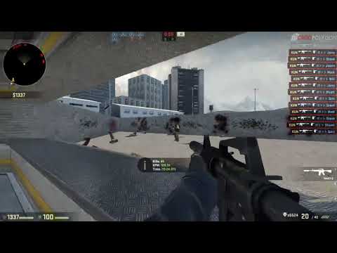 ただエイム練習するだけ CS:GO AIMBOTZ 101.1kpm【KUN】