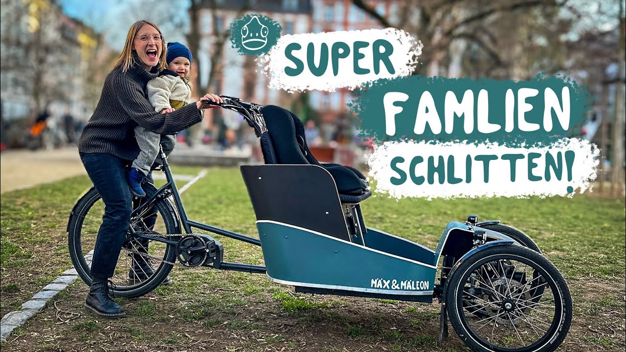 Dieses Lastenrad wächst mit den Kindern | Sicher. Bequem. Flexibel.