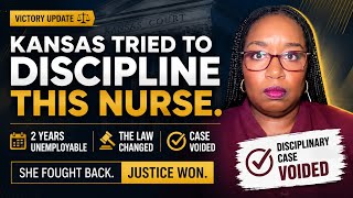 Kansas Tried to Discipline This Nurse She Fought Back Then the Law Changed