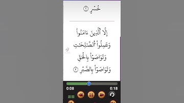 سورة العصر... الشيخ محمد الفاتح الزبير... السودان
