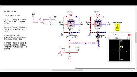 automation studio p7.0 and p6.4Hydraulic Pressure Valve Relief Bidirectional