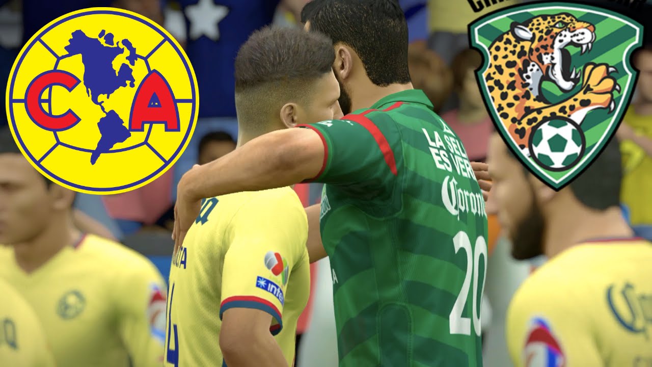 America vs Jaguares LIGA MX Apertura 2016 - Gameplay FIFA ...