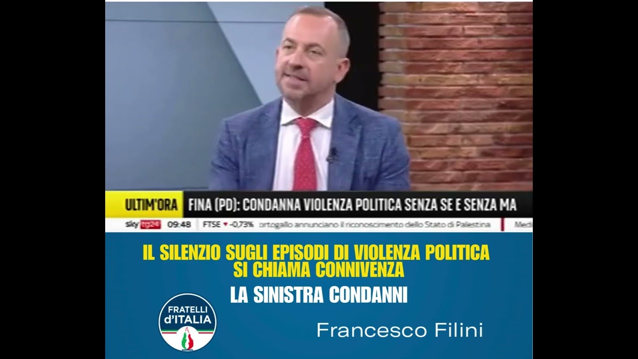 Start - Sky Tg 24 - Il silenzio sugli episodi di violenza politica si chiama connivenza