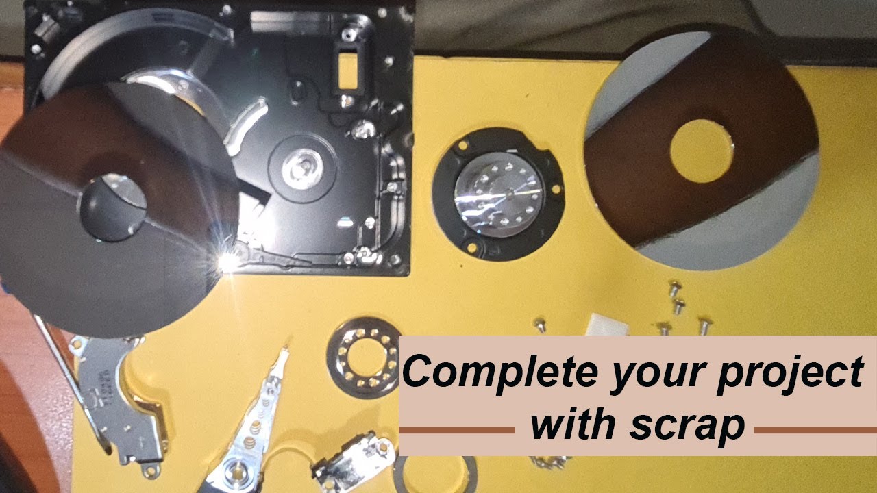 creative new ideas with scrap materials |what's inside a hard drive