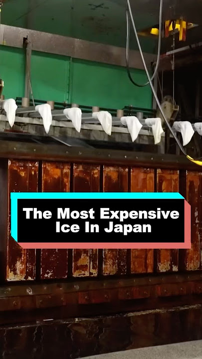 The Most Expensive Ice In Japan. #delicous #youtube #fyp