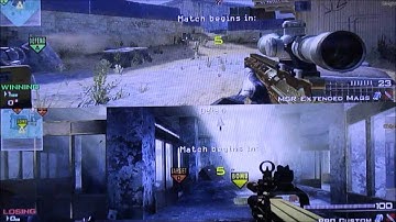 MW3: Quickscoping tutorial!! (split screen)