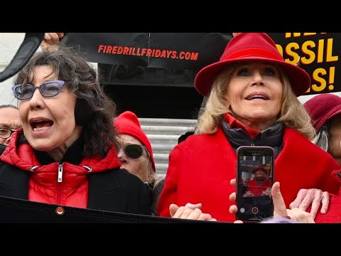 Video: Jane Fonda Wird Auf Dem Capitol Hill Festgenommen