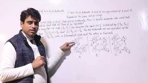 Equivalent of two finite automata | Shailendra Singh | Gate Mantra