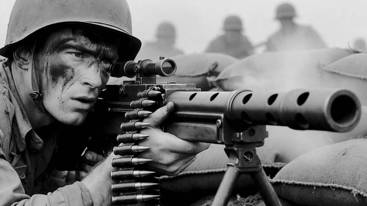 "They Couldn't Hide" — The Moment American Soldiers Mastered Machine Gun Sniping