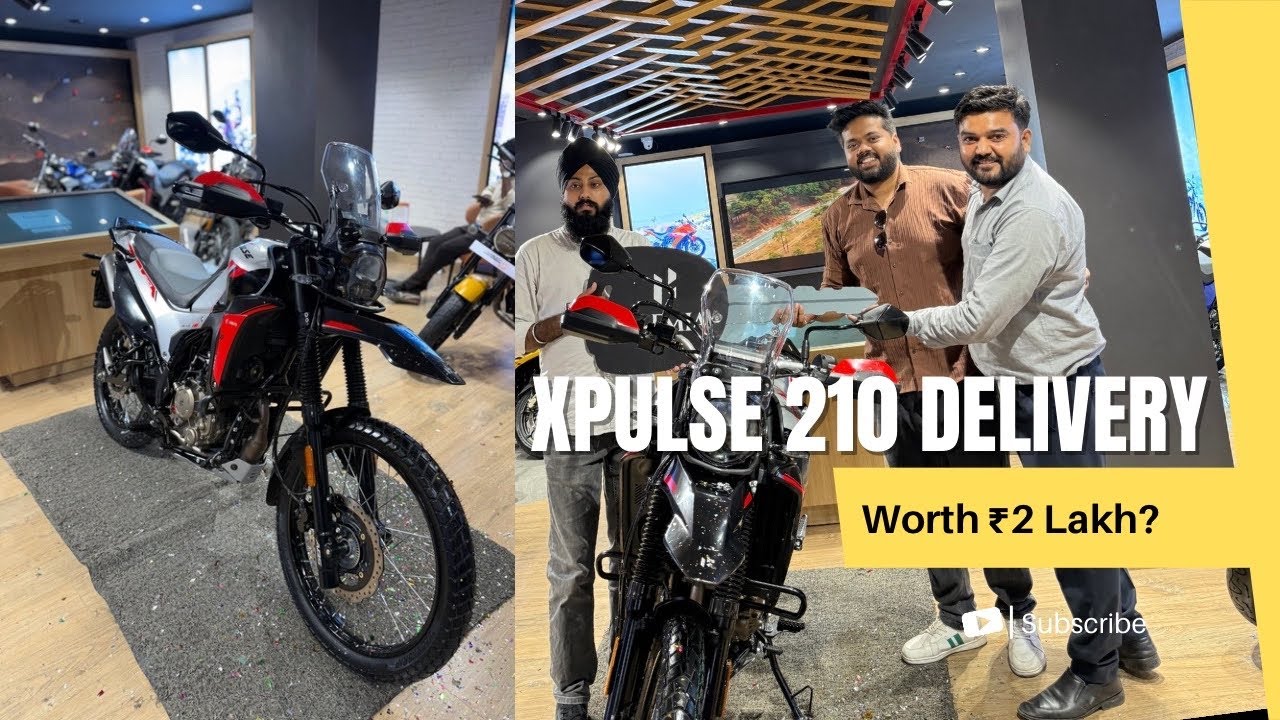 FINALLY TAKING DELIVERY OF MY FIRST BIKE | XPULSE 210 DELIVERY | ALPINE SILVER | JaeboiVlogs
