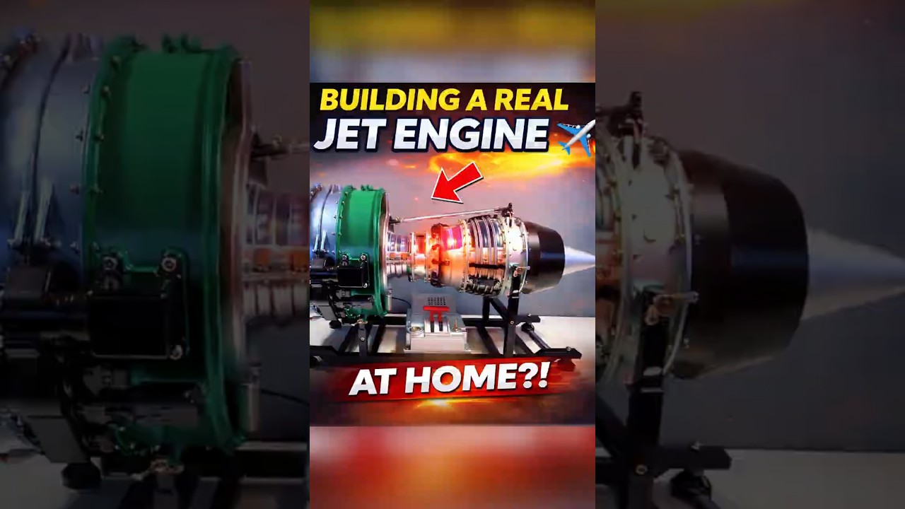 Building a REAL Jet Engine at Home! ✈️🔥