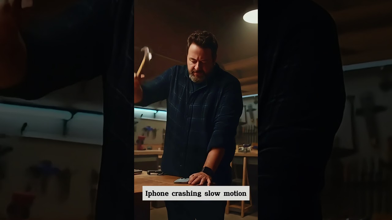 Crash Iphone Slow motion Video😲  