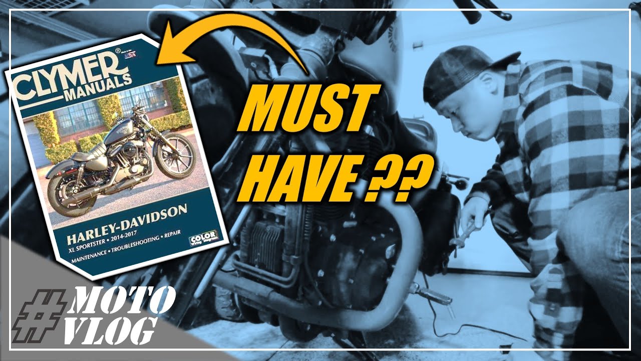 DIY Sportster Maintenance Manual Guide Book by Clymer (2014-2017 