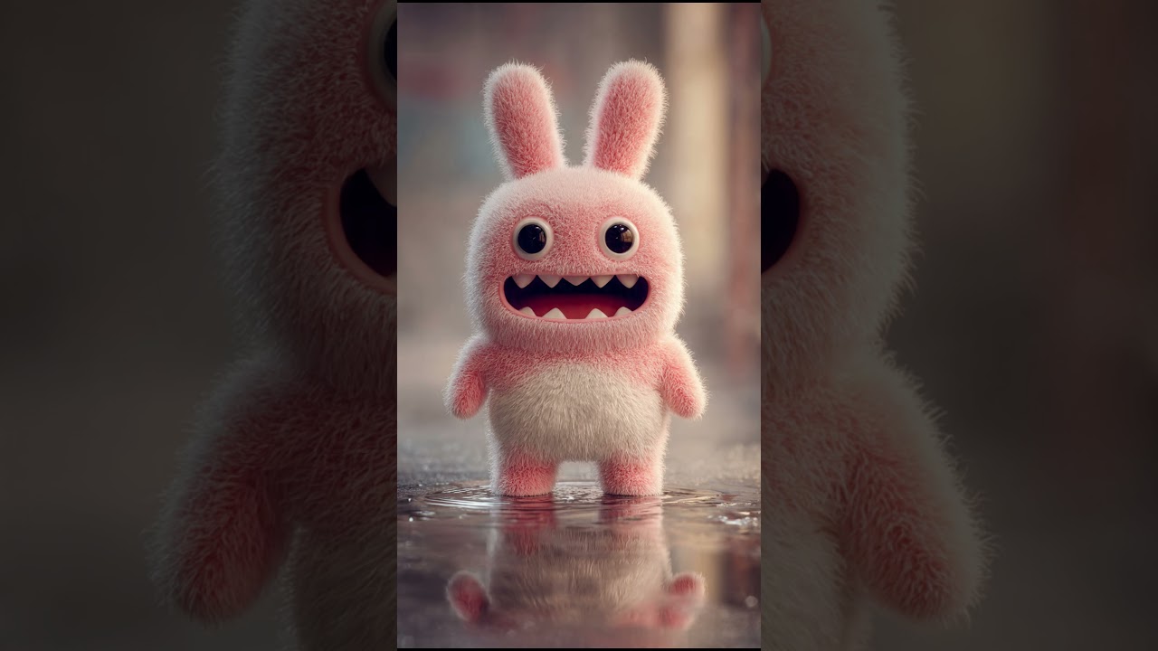 Labubu's Rainy Adventure 🌧️🐰