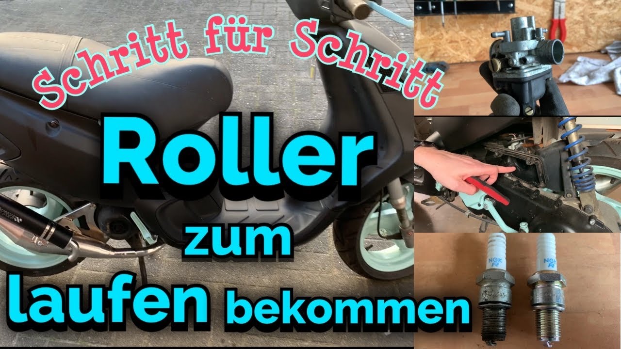Roller läuft nicht ? Roller wieder zum laufen bekommen YouTube