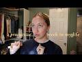 week in my life nuuly picks, trying new hair products, easy dinner recipes, content