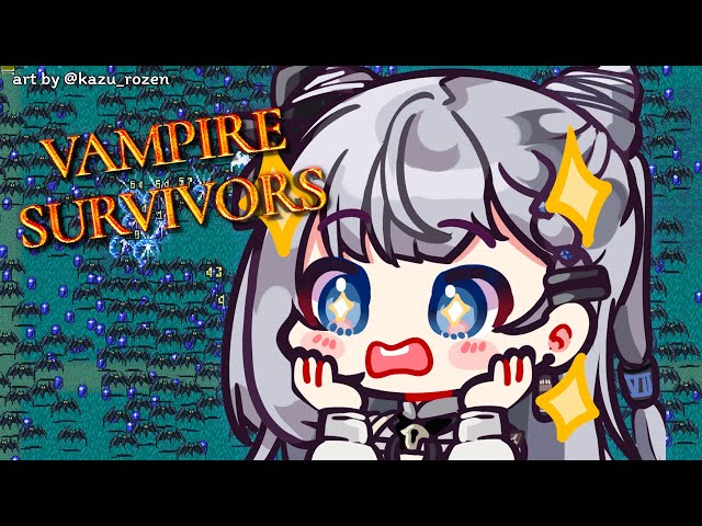 【VAMPIRE SURVIVORS】stay away!!!! i have.....garlic.....🧄【Vestia Zeta / Hololive ID】のサムネイル