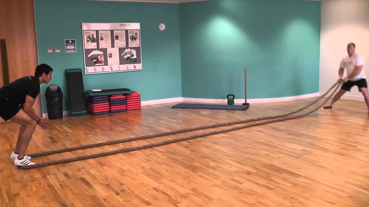 Friday Challenge No.1: Rope Slam With Frontal Plane Lunge | Premier ...