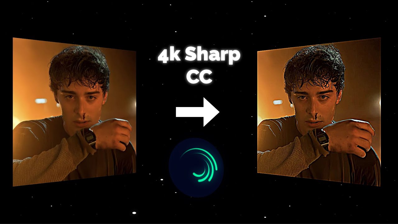4k Sharp CC Tutorial | Alight Motion Tutorial