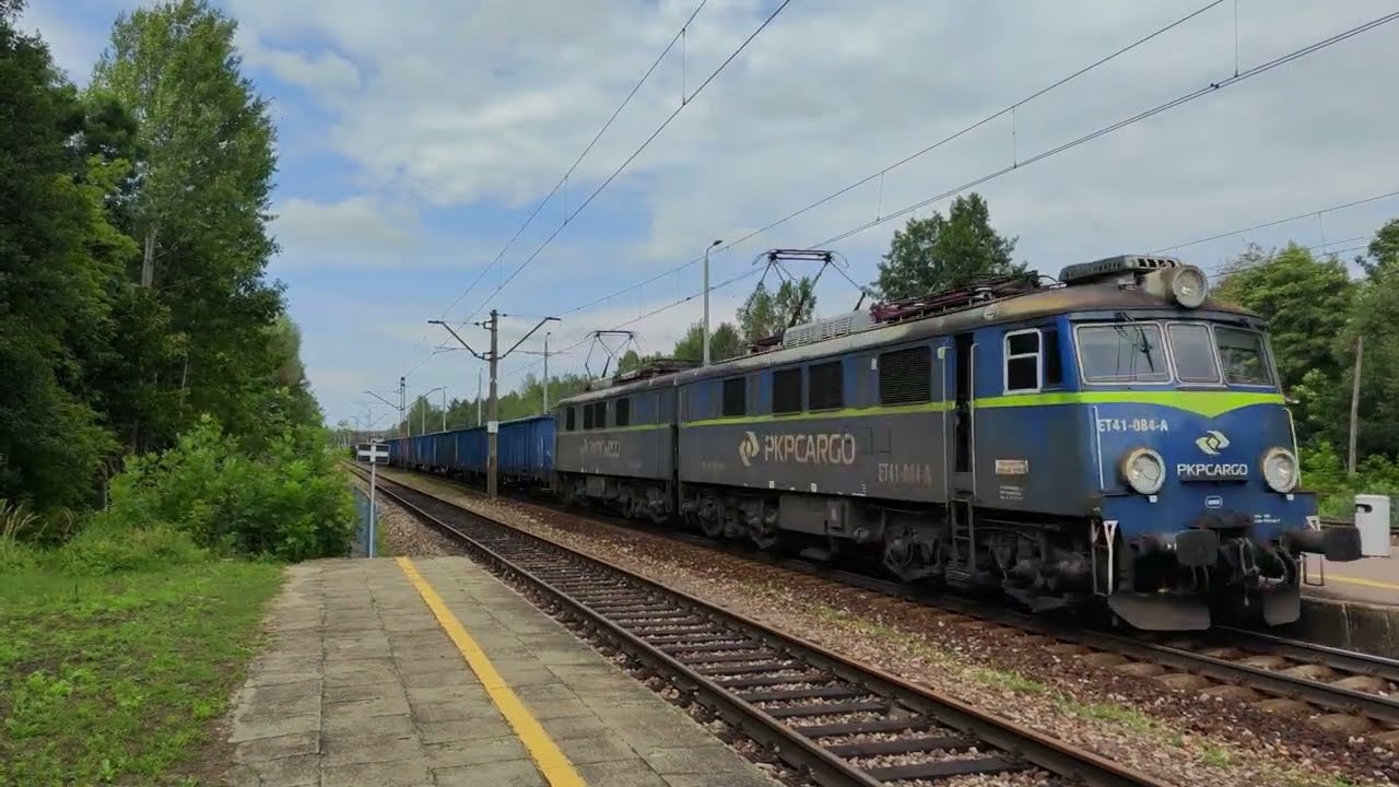 Pociągi na LK nr 8 stacja Jastrząb i okolice (
