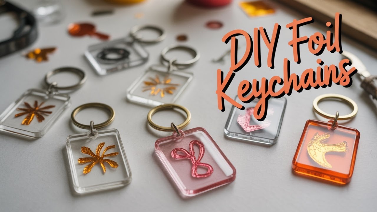 DIY Custom Resin Keychains Start to Finish for Beginners