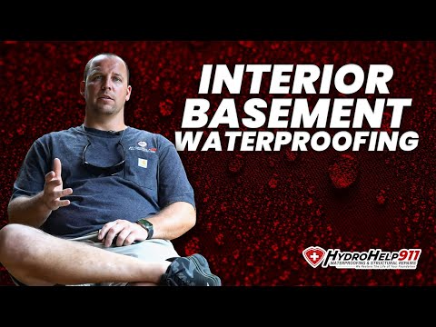 How to Waterproof Your Basement From The Interior | HydroHelp911 Interior...