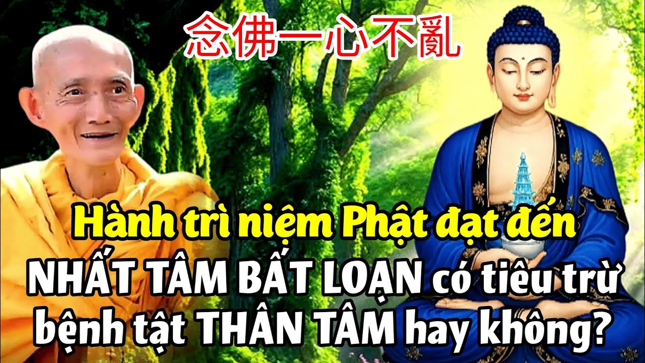 Niệm Phật đạt đến nhất tâm bất loạn có tiêu trừ bệnh tật thân tâm hay không? Ht. Thích Giác Khang