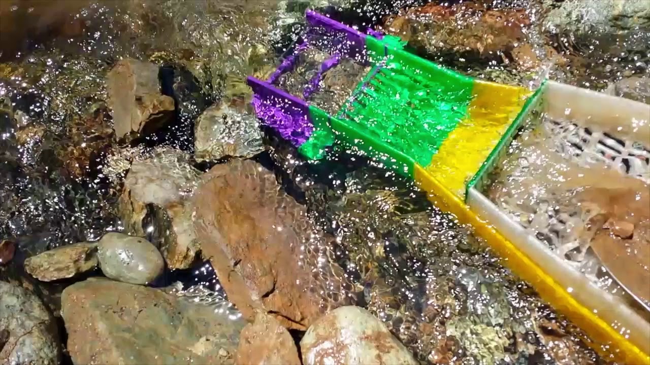 Jumbo 3D Printed Fluid Sluice Box with Inline Classifier (Model 3