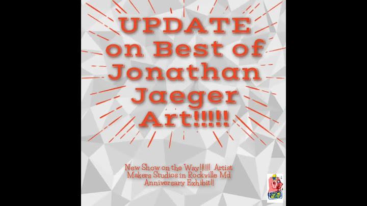 UPDATE on Best of Jonathan Jaeger Art!!!!!