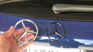 Emblem Black Out | 2020 Mercedes Benz GLC 43AMG.