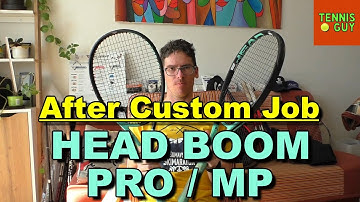 I Customized The HEAD BOOM PRO & MP And This Is What Happened | Tennis Guy