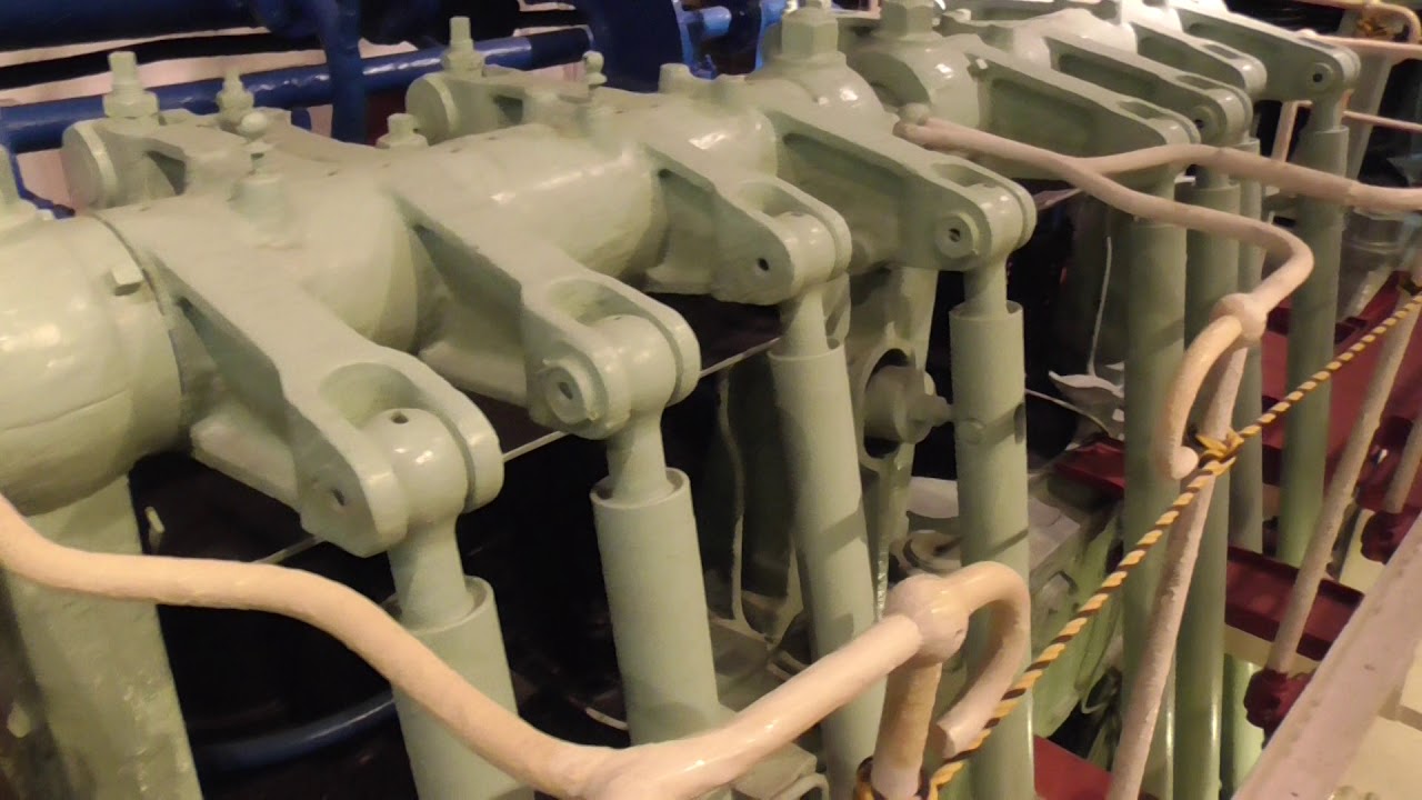 氷川丸のエンジンルーム 大型船のエンジンルームは 中々見られないので貴重なんです Youtube