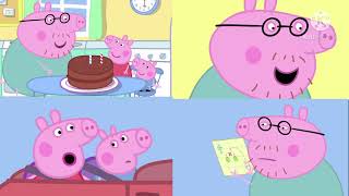 Peppa Pig Mummy Pigs Birthday The Tooth Fairy The New Car And Treasure Hunt Played At One Time