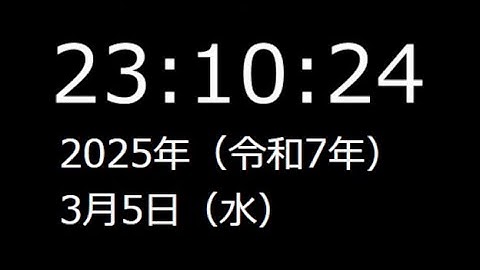 デジタル時計（和暦表示）