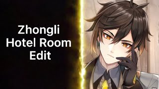 Zhongli Hotel Room Edit- Hotel Room Service- Pitbull