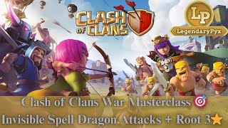 Insane 3⭐ War Attacks 🔥 TH14–TH16 | Dragons + Invisibility + Root Rider Strategy