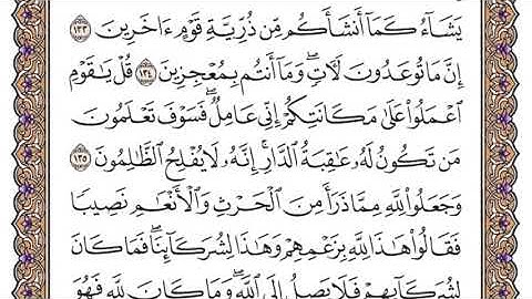 سورة الأنعام الصفحة 145 من القرآن للشيخ ياسر