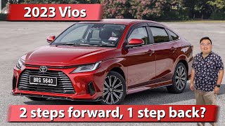 2023 Toyota Vios Malaysian review, from RM90k - 2 steps forward, 1 step back?