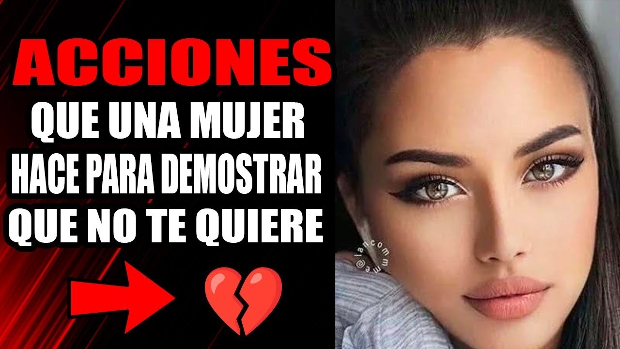 Cuando una Mujer ya No te quiere ella hace esto💔