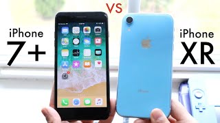 iPHONE XR Vs iPHONE 7 PLUS! (Should You Upgrade?) (Speed Comparison) (Review)