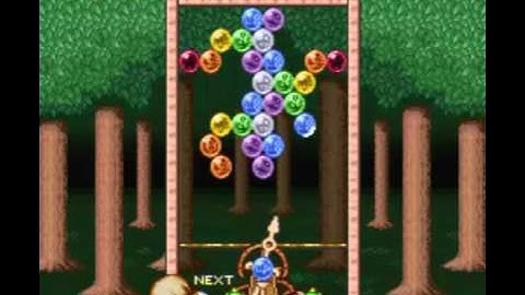 (SNES) Puzzle Bobble Bust-A-Move - Playthrough Part 1