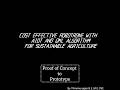M.E. Project - COST EFFECTIVE AGRICULTURE ROBOTRONE WITH IOT ML PROOF OF CONCEPT TO PROTOTYPE