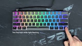 TK61 Mechanical Keyboard User Guide - Backlight Setting