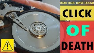 How Dead Hard Drive Sounds Like - Hard Drive Failure Sign! (Click of Death)