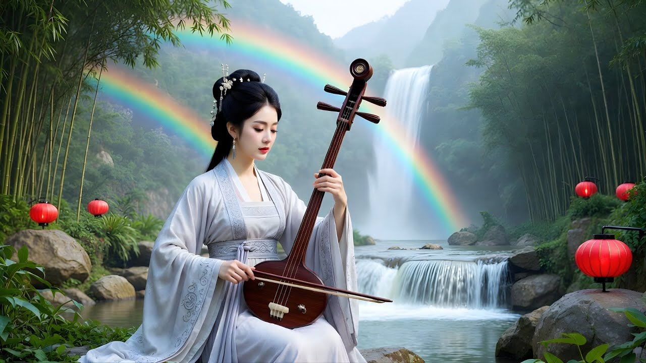 Bamboo Flute & Guzheng Serenity 🌸🌿 Authentic Chinese Zen Music for ...