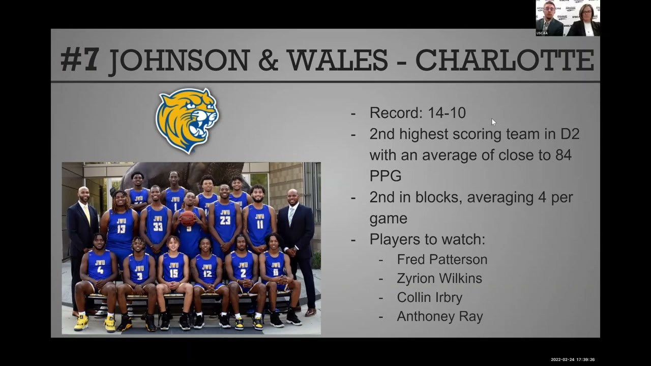 2022 Men's Basketball Division II Bid Show