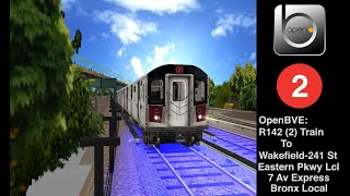 openBVE: R142 (2) Train to Wakefield-241 St