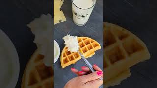 Savory Waffle #recipeshorts #recipe #waffle #savoryfood #breakfastrecipe #breakfastideas #shorts