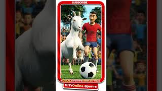 Goat Vs Man In A Crazy Soccer Match