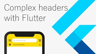 Complex Header Built With Flutter
